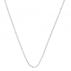 Collier court fin Chaîne en argent - Petite Maille Rock - D0RIANE Bijoux