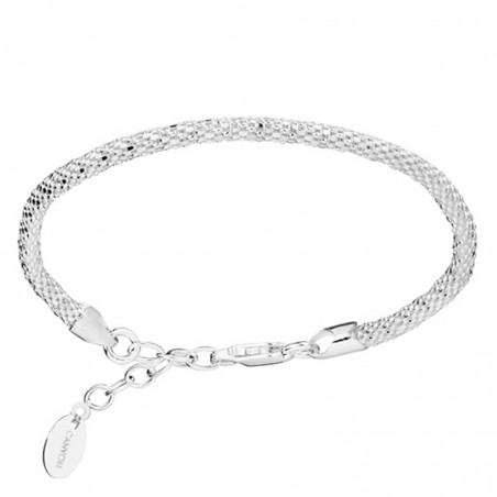 Bracelet En Argent Massif 925 - Maille 12x4,5 Mm - Bijou Occasion élégant