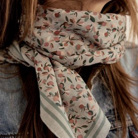 Foulard en voile de coton - BLOOM SAUGE - Gabrielle Paris