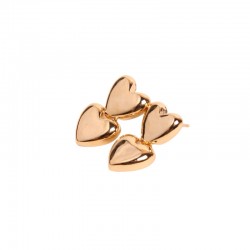 Boucles d'oreilles Coeurs LOUISON Or - Waekura