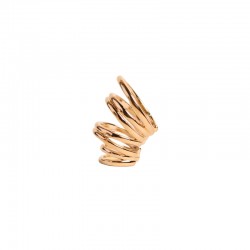 Bague d'oreille, Earcuff, structure abstraite AVA XXL Or - Waekura
