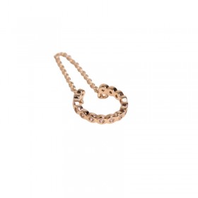 Bague d'oreille Earcuff JODY - Zircons & Chaînette - Waekura