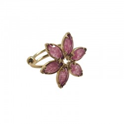 Bague ajustable FLEUR Or -...