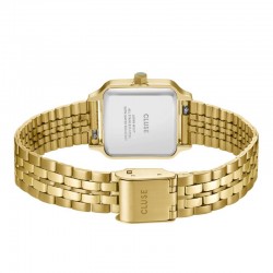 Montre Gracieuse Petite Steel Sage Green, cadran carré & bracelet oyster