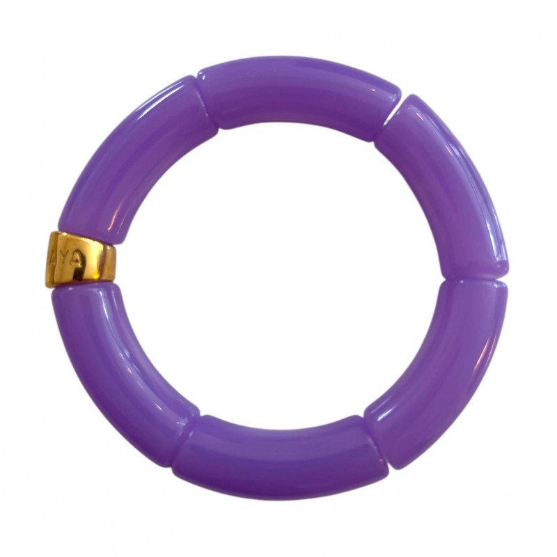 Bracelet jonc élastiqué RIVIERA LILAS 2 - UNI Bracelet jonc élastiqué RIVIERA LILAS 2 - UNI