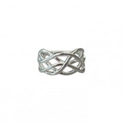 Bague large en Argent -...
