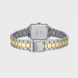 Montre Gracieuse Mini Steel Two-tone, cadran carré & bracelet oyster