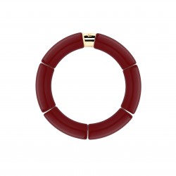 Bracelet jonc élastiqué CHAUD CACAO MONO SOL 1- Chocolat - PARABAYA