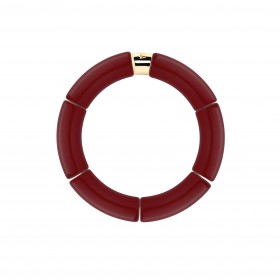 Bracelet jonc élastiqué CHAUD CACAO MONO SOL 1- Chocolat - PARABAYA