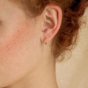 Boucles d'Oreilles Mini Créoles Les Essentiels - Fil torsadé - Aurélie Joliff