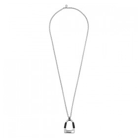 Collier sautoir ESTRIBO Métal - Chaîne fantaisie & Pendentif Etrier - CICLON