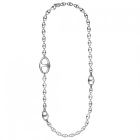 Collier sautoir CORAL Métal - Chaîne fantaisie & Noeuds marins - CICLON