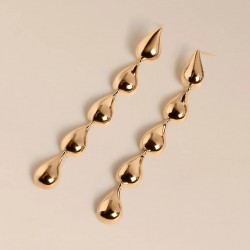 Boucles d'oreilles CAMILLE Or - Cascade de Gouttes  - MYA BAY