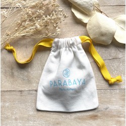 Bracelet jonc élastiqué JINGA 2 - Orange fluo rose marbré & fuchsia