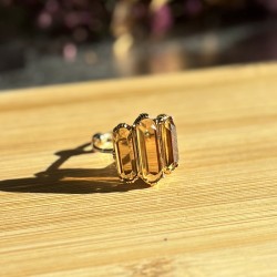 Bague ajustable Or - Trois...