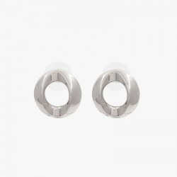 Boucles d'oreilles BOTON métal CXC - Pendants plaqués & Anneaux bombés design