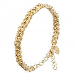 Bracelet Chaîne Laiton doré - Gourmette maillons ronds - CANYON