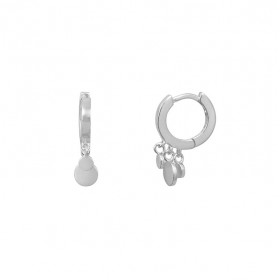 Boucles d'oreilles Pendantes en argent - Dormeuses & 3 pastilles designs - CANYON