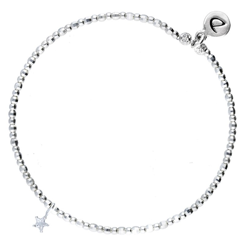 Bracelet élastique Perles en Argent & PETITE ETOILE OXYDE DORIANE BIJOUX Bracelet élastique Perles en Argent & PETITE ETOILE OXYDE DORIANE BIJOUX