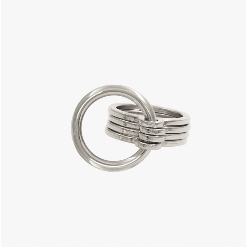 Bague Large ROUNDS métal - Anneaux & Décor anneau rond design - CXC Bague Large ROUNDS métal - Anneaux & Décor anneau rond design - CXC