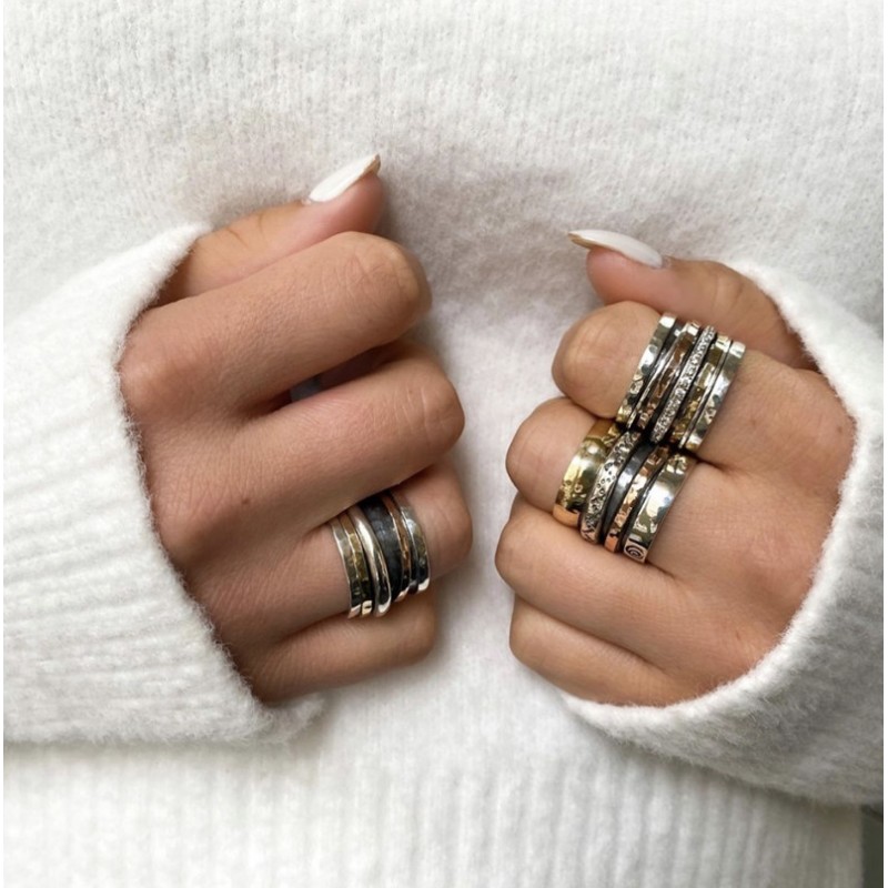 Bague Ajustable Femme Or | Chaîne Bijoux