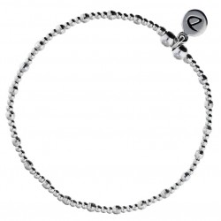 Chevillière élastiquée JUST SILVER en argent - Perles & Boules facettées  DORIANE Bijoux