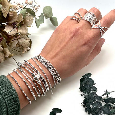 La Nouvelle Bague Enamel Diamond Bangle Bracelet For Sale at