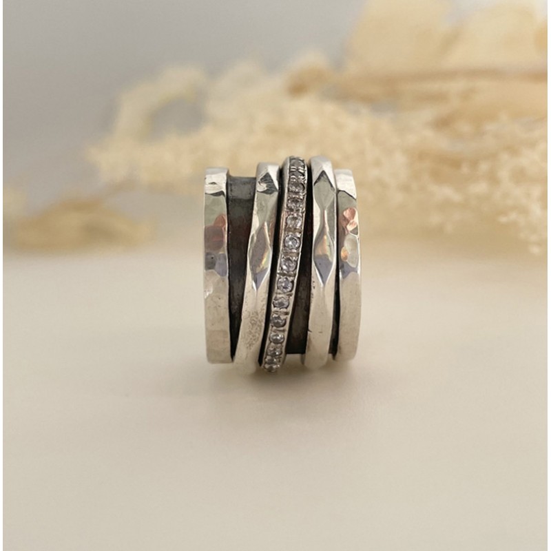 Bague Fantaisie Vintage Créateur – Taille 61 – Style Unique – Occasion