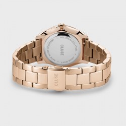 Montre Féroce Petite Steel Rose Gold, cadran rond & bracelet oyster