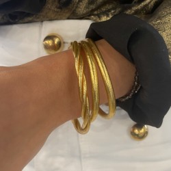 Bracelet Jonc Bouddhiste Chance TRESSE GOLD - Or TAILLE S