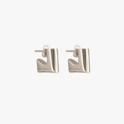 Boucles d'oreilles Puces Créoles Argent & Etriers designs - CXC