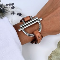 Bracelets cuir femme luxe