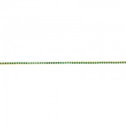 Bracelet fin SERPENT Or - Chaîne zircons vert - Une à Une