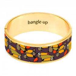 Bracelet jonc manchette JANGALA Figue BANGLE UP