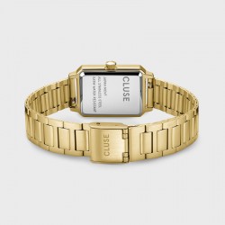 Montre Fluette, Full Gold, cadran rectangle & bracelet oyster doré