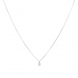 Collier court Chaîne fine & Petit oxyde carré - DORIANE Bijoux