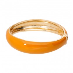 Bracelet Jonc Amok UNI Doré - Email Fauve - ARGELOUSE