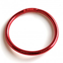Bracelet Jonc Bouddhiste à mantra ROUGE COEUR épais LA BLONDE AUX BIJOUX