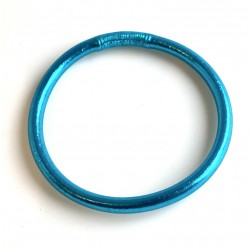 Bracelet Jonc Bouddhiste à mantra BLEU Océan épais LA BLONDE AUX BIJOUX