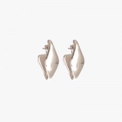 Boucles d'oreilles Argent, puces, pendantes & Etrier galbé - CXC