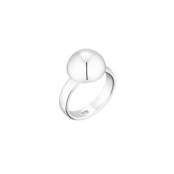 Bague en Argent - Anneau fin & Demi boule lisse - signée CANYON