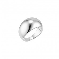 Bague large en Argent - Gros anneau lisse bombé - CANYON
