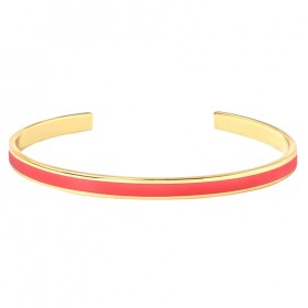 Bracelet jonc ouvert BANGLE Rose Ispahan doré - Bangle Up