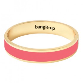 Bracelet jonc fermé NEW BANGLE Rose Ispahan doré - Bangle Up