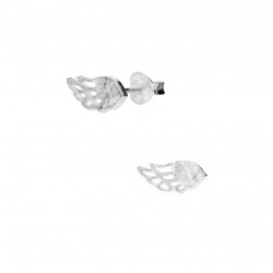 Boucles d'oreilles Puces Argent PETITES AILES D'ANGE - DORIANE Bijoux