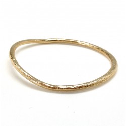 Bracelet Jonc fin Amok ACHIL Doré - Fil rond & irrégulier ARGELOUSE