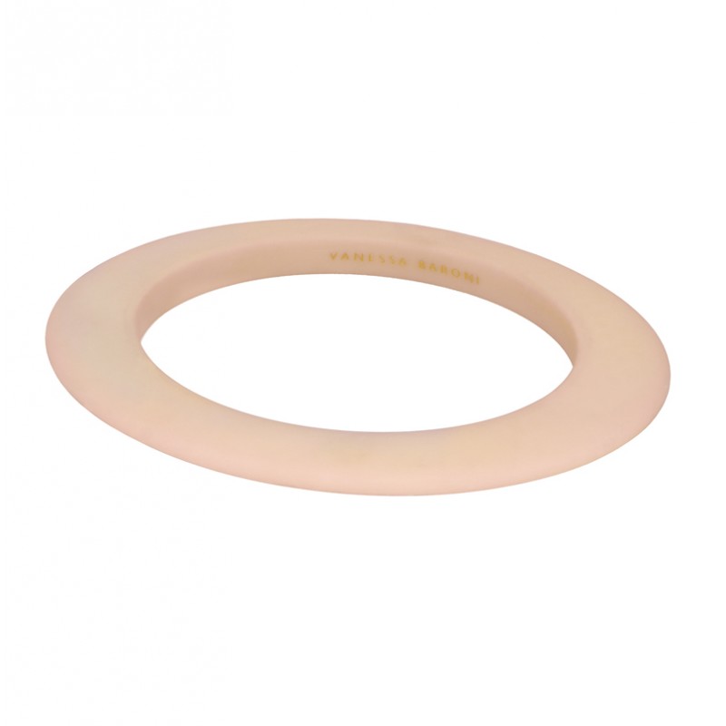 Bracelet JONC - OVALE BANGLE MATT BABY ROSE - VANESSA BARONI