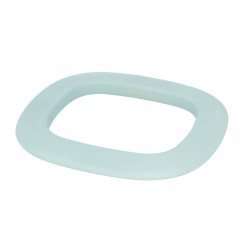 Bracelet JONC - SQUARE BANGLE MATT BABY BLUE - VANESSA BARONI