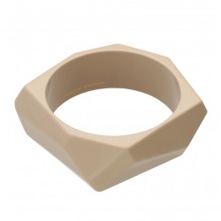 Bracelet JONC - ASSYMETRIC BANGLE BEIGE - VANESSA BARONI