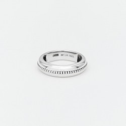 Bague fine en Argent ALLIANCE BALL - Anneau rond mini billes - CANYON